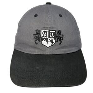 Atomic Comp Wear Strapback Baseball Cap Gray One Size Adjustable Embroidered
